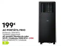 Bricomarché Ac portátil frio promoção