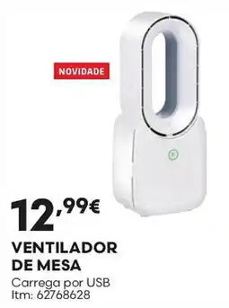 Bricomarché Ventilador de mesa promoção