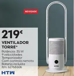 Bricomarché Ventilador torre promoção