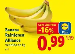 Lidl Banana Rainforest Alliance promoção