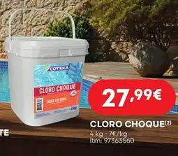 Bricomarché Cloro choque promoção