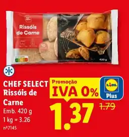 Lidl CHEF SELECT Rissóis de Carne promoção