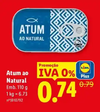 Lidl Atum ao Natural promoção