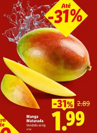 Lidl Manga Maturada promoção