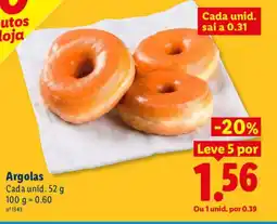 Lidl Argolas Cada promoção