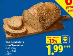 Lidl Pão de Mistura com Sementes promoção