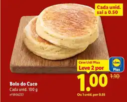 Lidl Bolo do Caco Cada promoção