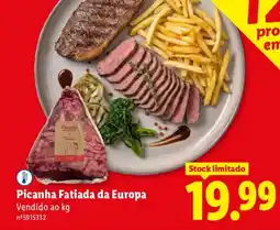 Lidl Picanha Fatiada da Europa promoção