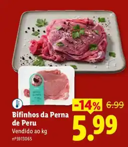 Lidl Bifinhos da Perna de Peru promoção