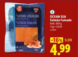 Lidl OCEAN SEA Salmão Fumado promoção