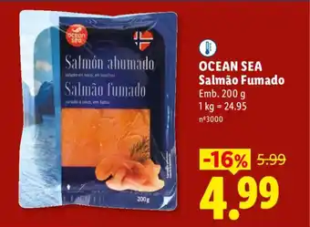 Lidl OCEAN SEA Salmão Fumado promoção