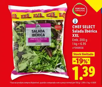 Lidl CHEF SELECT Salada Ibérica XXL promoção
