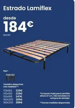 Hiper Centro do Móvel Estrado Lamiflex promoção