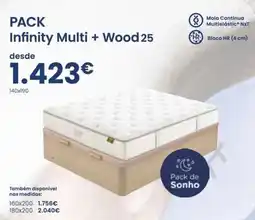 Hiper Centro do Móvel PACK Infinity Multi + Wood 25 promoção