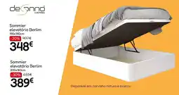 Hiper Centro do Móvel Sommier elevatório Berlim 190x140 cm promoção