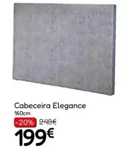 Hiper Centro do Móvel Cabeceira Elegance 160cm promoção