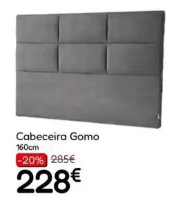 Hiper Centro do Móvel Cabeceira Gomo 160cm promoção