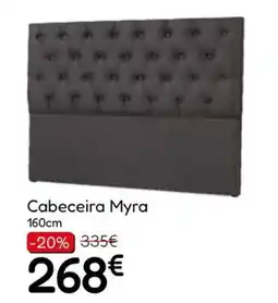 Hiper Centro do Móvel Cabeceira Myra 160cm promoção
