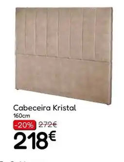Hiper Centro do Móvel Cabeceira Kristal 160cm promoção