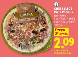 Lidl CHEF SELECT Pizza Romana promoção