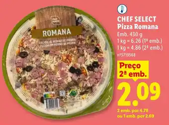 Lidl CHEF SELECT Pizza Romana promoção