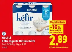 Lidl NESTLÉ Kéfir Iogurte Natural Mini promoção