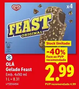 Lidl OLÁ Gelado Feast promoção