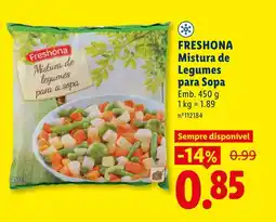 Lidl FRESHONA Mistura de Legumes para Sopa promoção