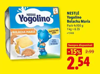 Lidl NESTLÉ Yogolino Bolacha Maria promoção