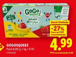 Lidl Gogosqueez promoção