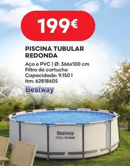 Bricomarché Piscina tubular redonda promoção
