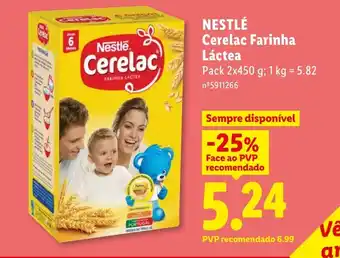 Lidl NESTLÉ Cerelac Farinha Láctea promoção
