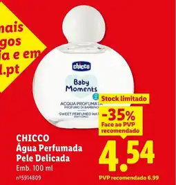 Lidl CHICCO Água Perfumada Pele Delicada promoção