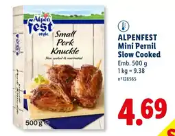 Lidl ALPENFEST Mini Pernil Slow Cooked promoção