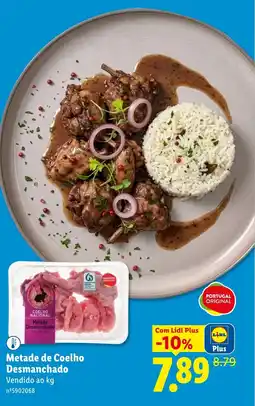 Lidl Metade de Coelho Desmanchado promoção