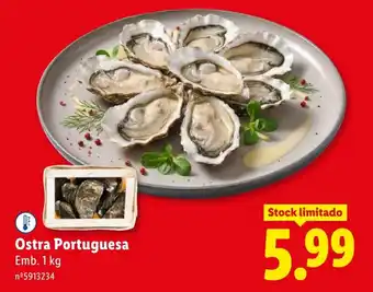 Lidl Ostra Portuguesa promoção