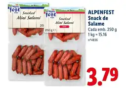 Lidl ALPENFEST Snack de Salame promoção