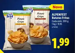 Lidl ALPENFEST Batatas Fritas Cada promoção