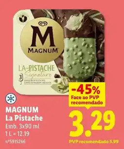 Lidl MAGNUM La Pistache promoção