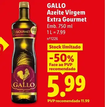 Lidl GALLO Azeite Virgem Extra Gourmet promoção