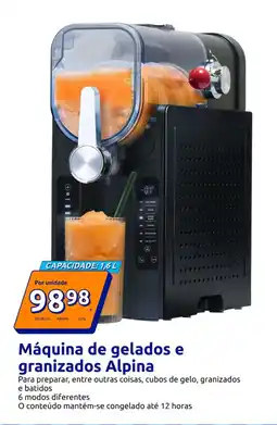 Action Máquina de gelados e granizados Alpina promoção