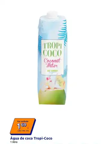 Action Água de coco Tropi-Coco promoção