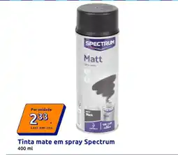 Action Tinta mate em spray Spectrum promoção