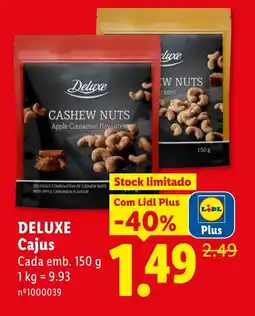 Lidl DELUXE Cajus promoção