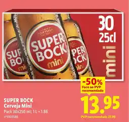 Lidl SUPER BOCK Cerveja Mini promoção