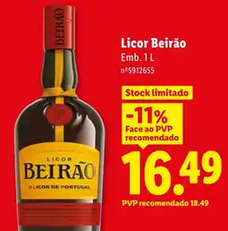 Lidl Licor Beirão promoção