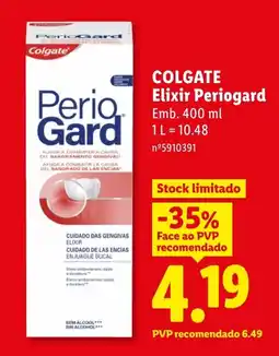 Lidl COLGATE Elixir Periogard Gard promoção