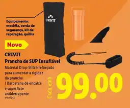 Lidl CRIVIT Prancha de SUP Insuflável promoção