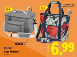 Lidl CRIVIT Saco Térmico promoção
