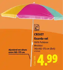 Lidl CRIVIT Guarda-sol 100% Poliéster promoção